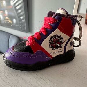 Vintage Limited edition Raptors collectors item High-Top sneaker key chain: 1994